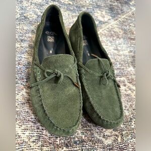 Men’s Amarillo driving moccasins Ara size 8 high soft suede loafer moccasin